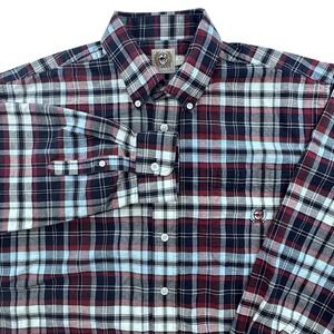Cinch Plaid Button‎ Down Shirt Long Sleeve Western Casual Mens Size M